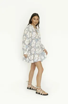 WILD HORSES Oversized Shirt Dress