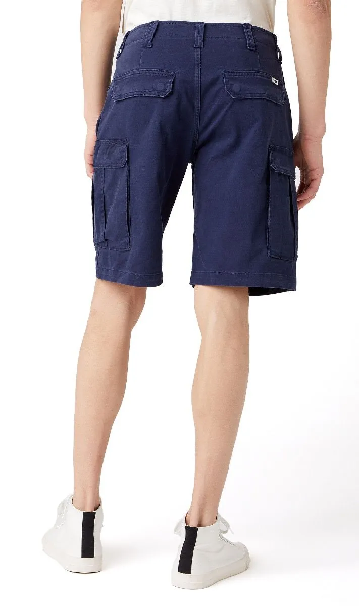 Wrangler Casey Cargo Cotton Shorts Lakeport Blue