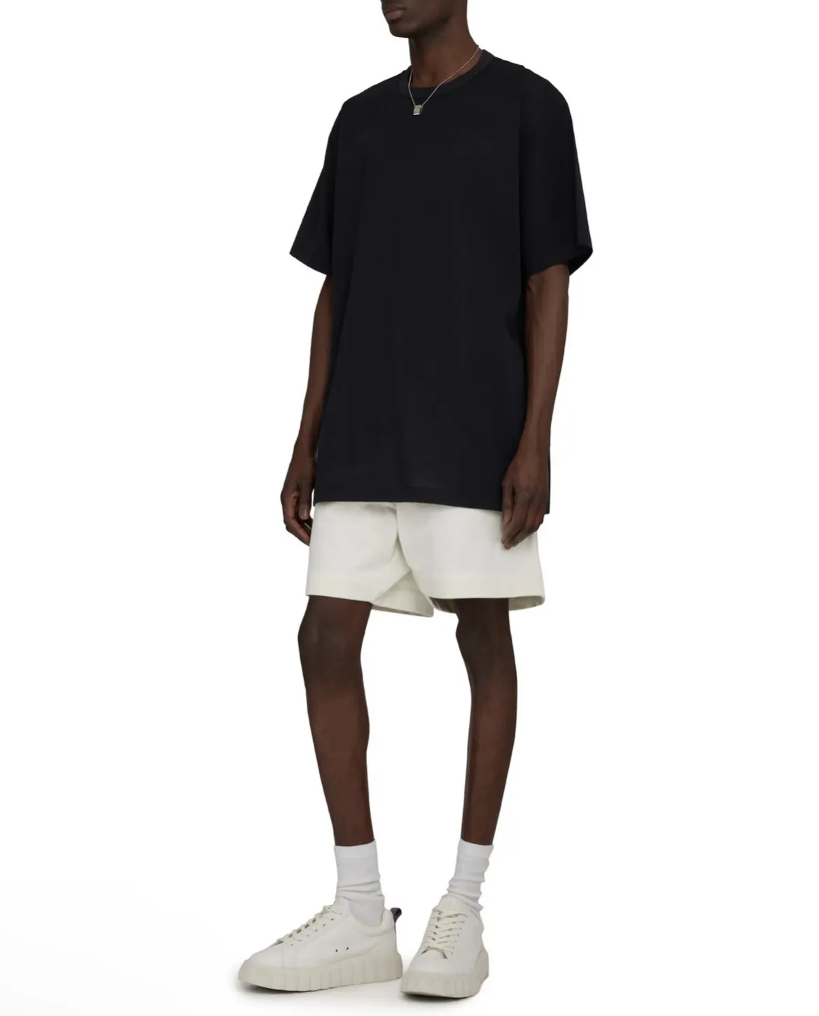 Y-3  |Crew Neck Collaboration Cotton Short Sleeves Designers