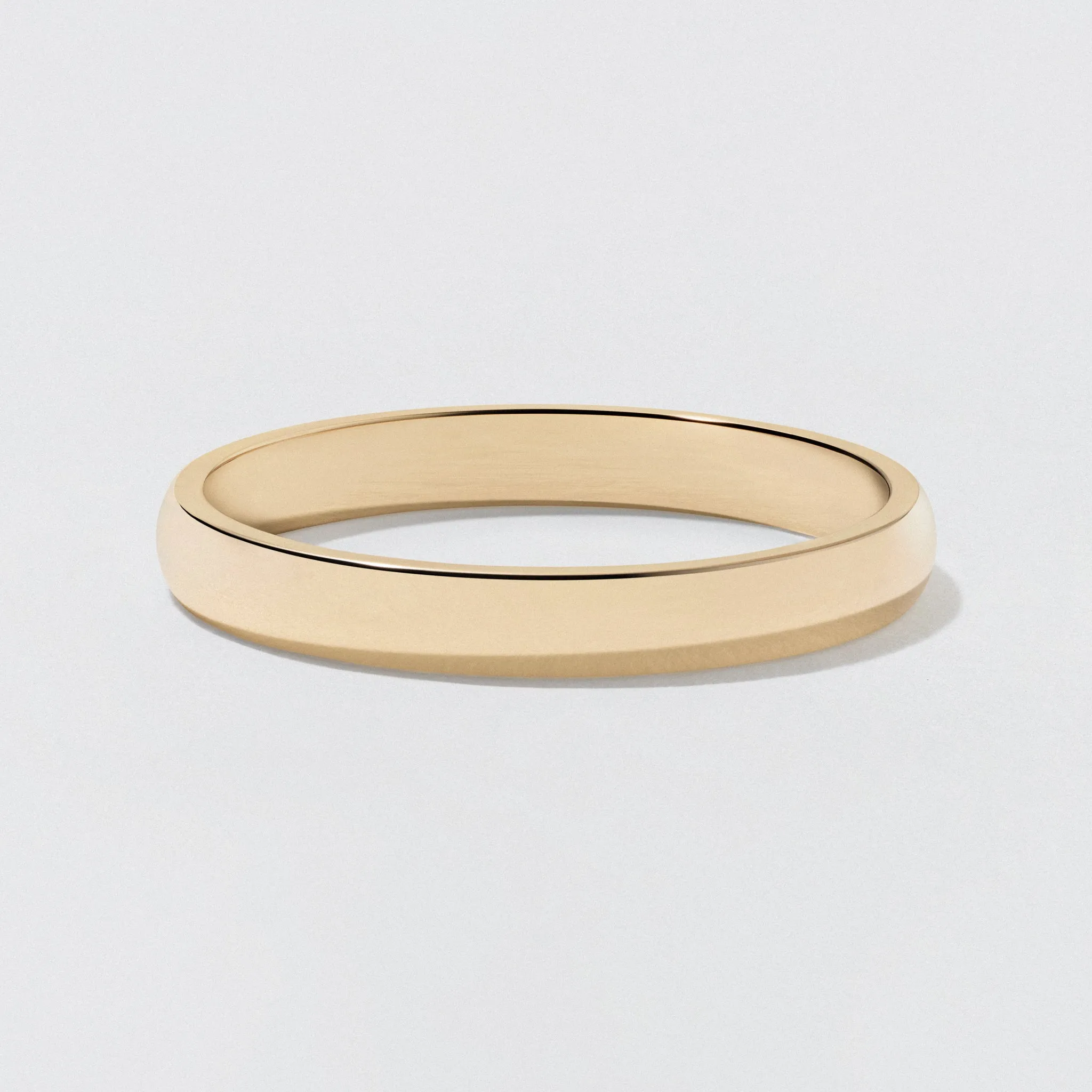 Yellow Gold Classic Wedding Band - Polished 2.5mm