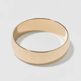 Yellow Gold Classic Wedding Band - Polished 6mm