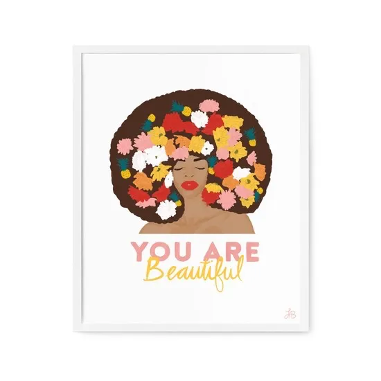 You Are Beautiful Art Print (8 x 10)