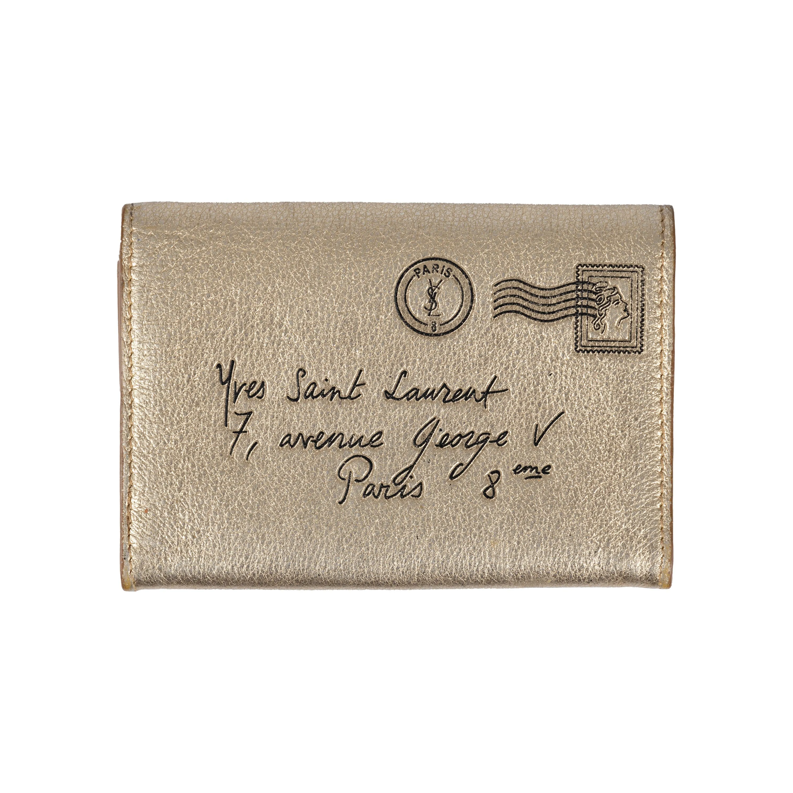 Yves Saint Laurent Leather Card Holder - '00s